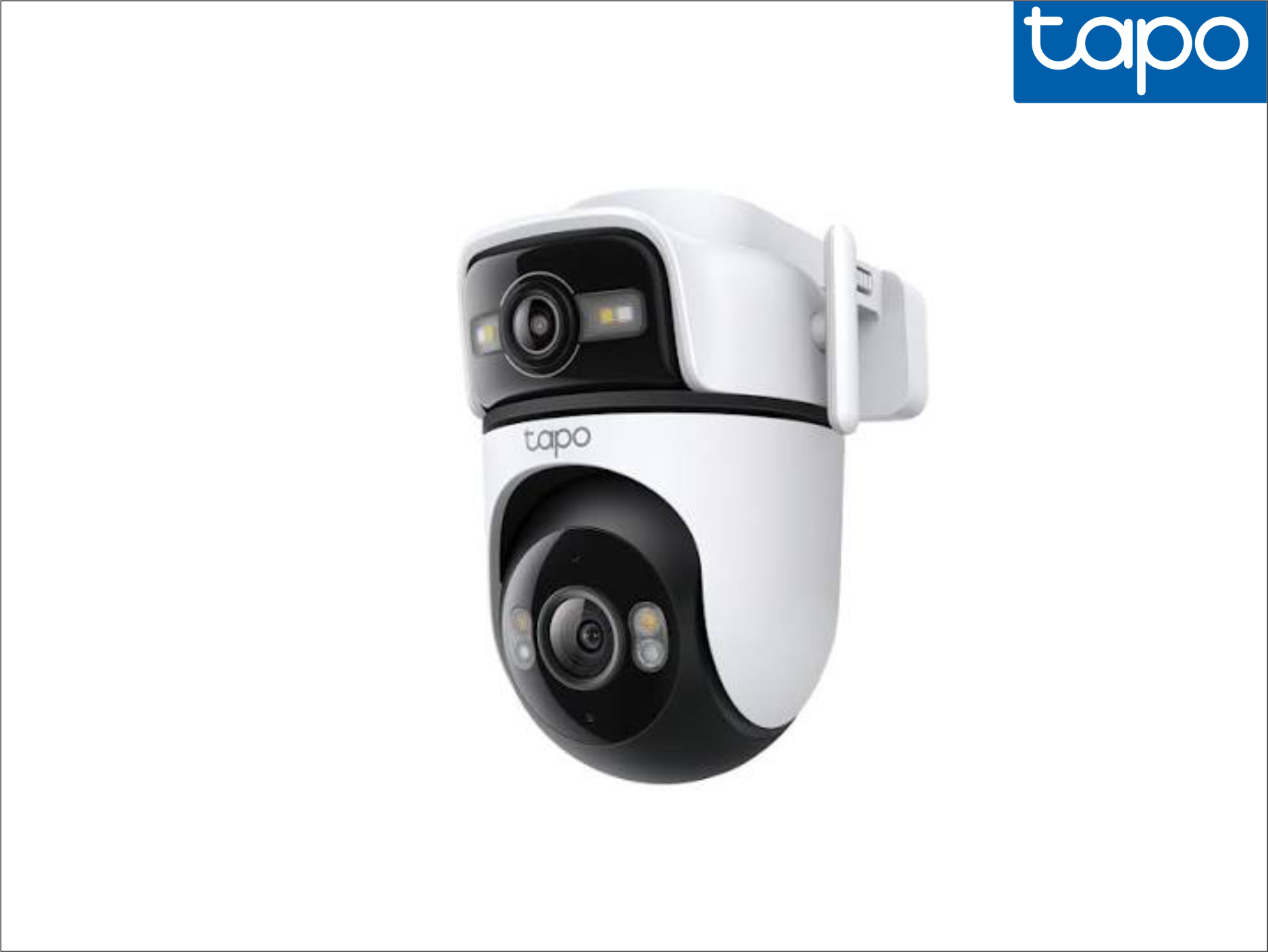 CAMARA TAPO EXT C545D DUAL 2K + 2K , WIFI , PT GIRATORIA 360°, AUDIO BIDRECIONAL , SIRENA
