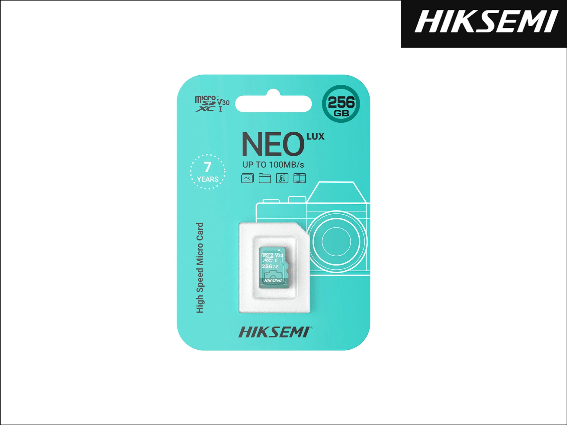 MEMORIA MICRO SD 256GB HIKSEMI NEO LUX 4K