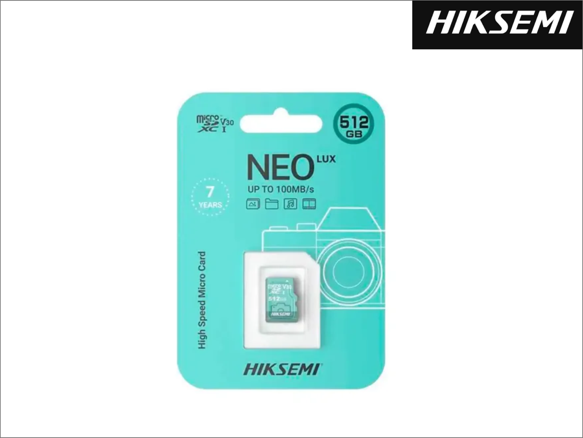MEMORIA MICRO SD 512GB HIKSEMI NEO LUX 4K