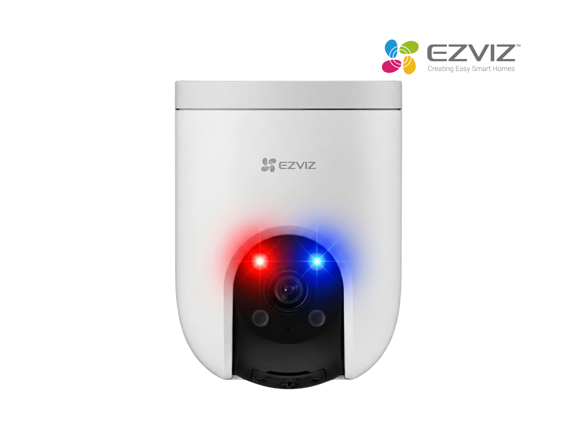 CAMARA EZVIZ EXT H8C PRO 5MP 3K , AUDIO 2 VIAS , WIFI 6, 360° A COLOR, CON SIRENA INTEGRADA,LUZ POLICIAL(ROJO Y AZUL),IP67
