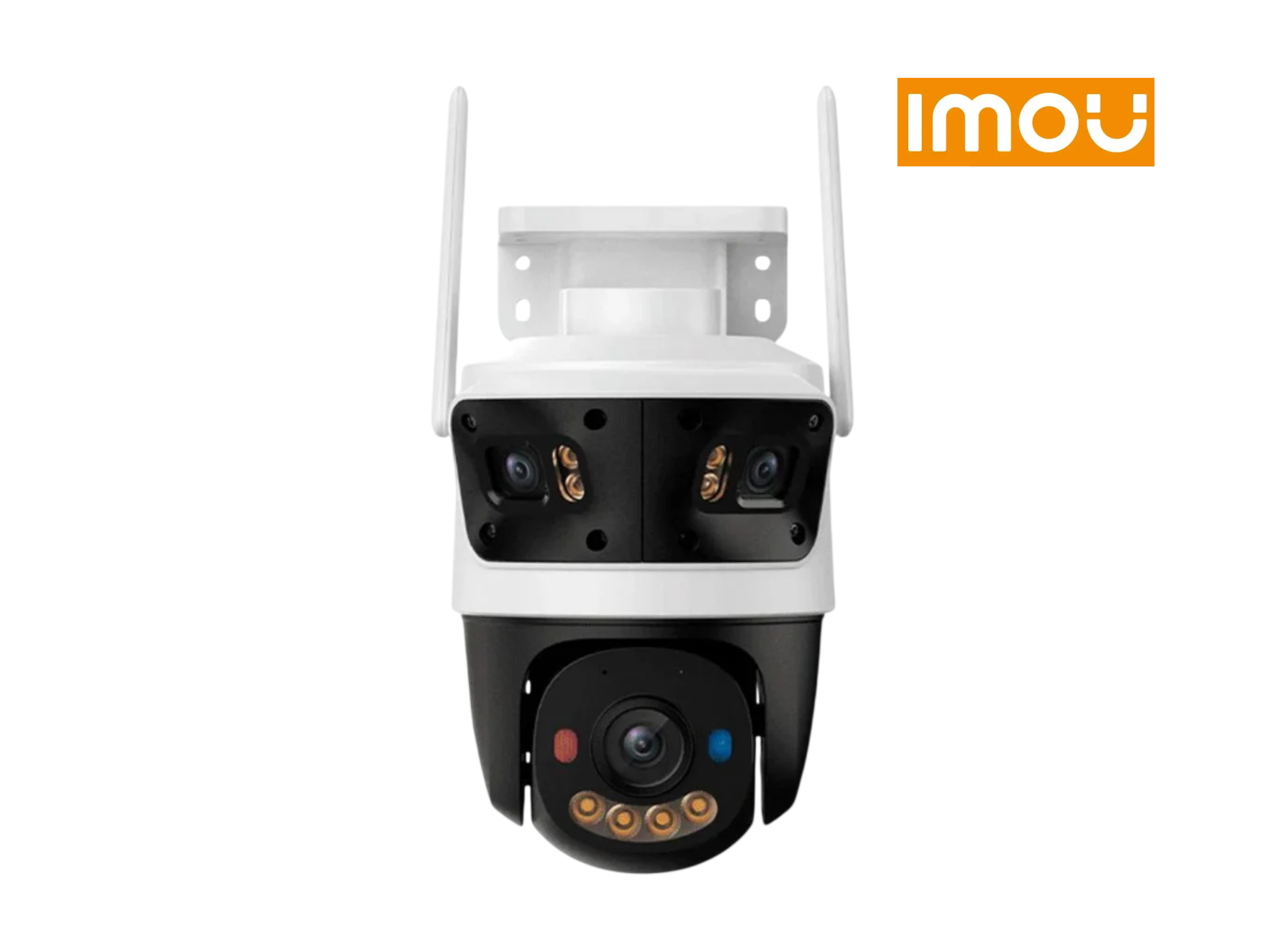 CAMARA IMOU EXT CRUISER TRIPLE 11MP ,LENTE 160° + 90°, AUDIO 2 VIAS , WIFI 2.4/ 5G , 360° , A COLOR