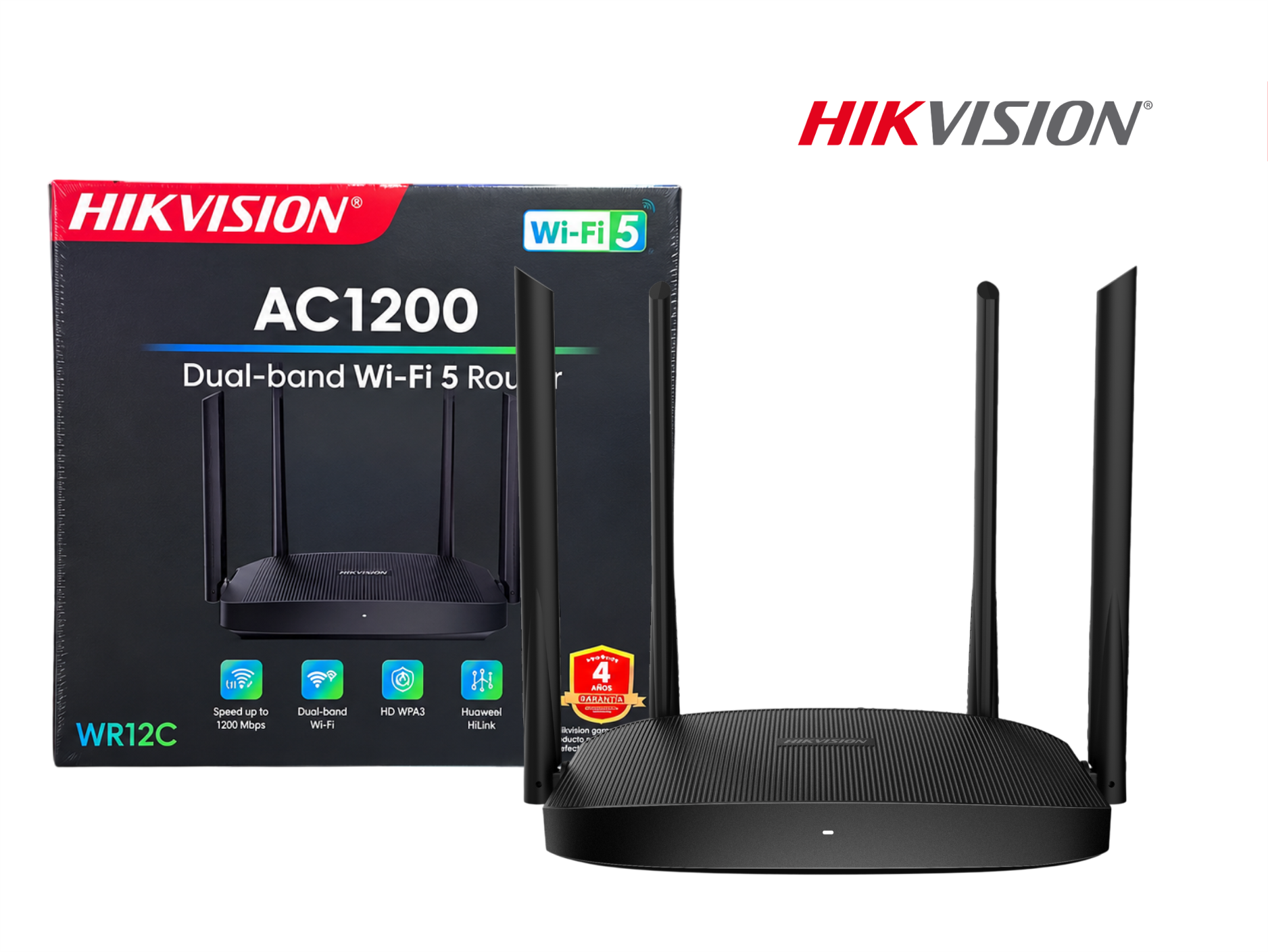 Router HIKVISION inalámbrico Dual-band Gigabit AC1200