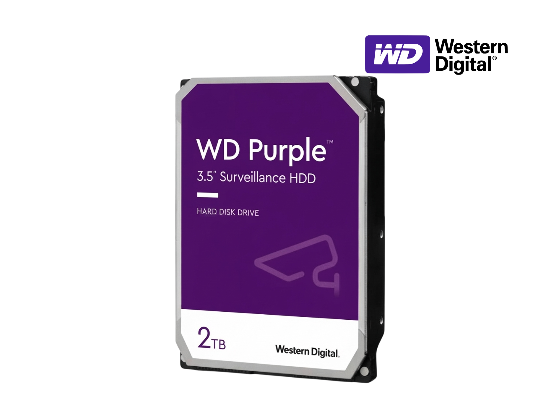DISCO DURO 2TB HDD  WESTERN DIGITAL PURPLE PARA CAMARAS DE VIGILANCIA