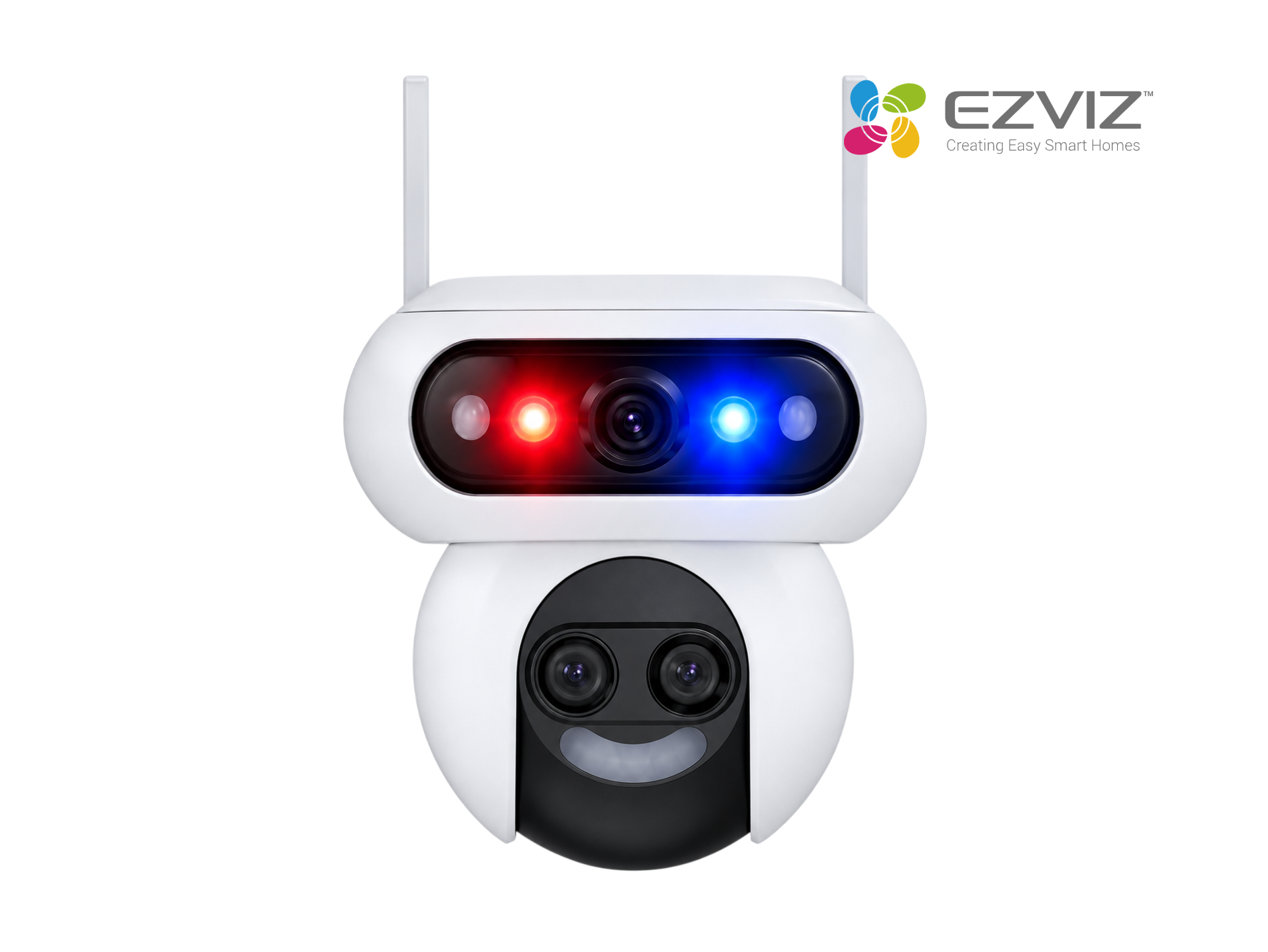 CAMARA EZVIZ EXT H90F TRIPLE 15MP 3K  ,,AUDIO 2 VIAS , CON ZOOM OPTICO 12X, WIFI 6 (2.4GHZ Y 5GHZ), A COLOR, CON SIRENA INTEGRADA,IP67