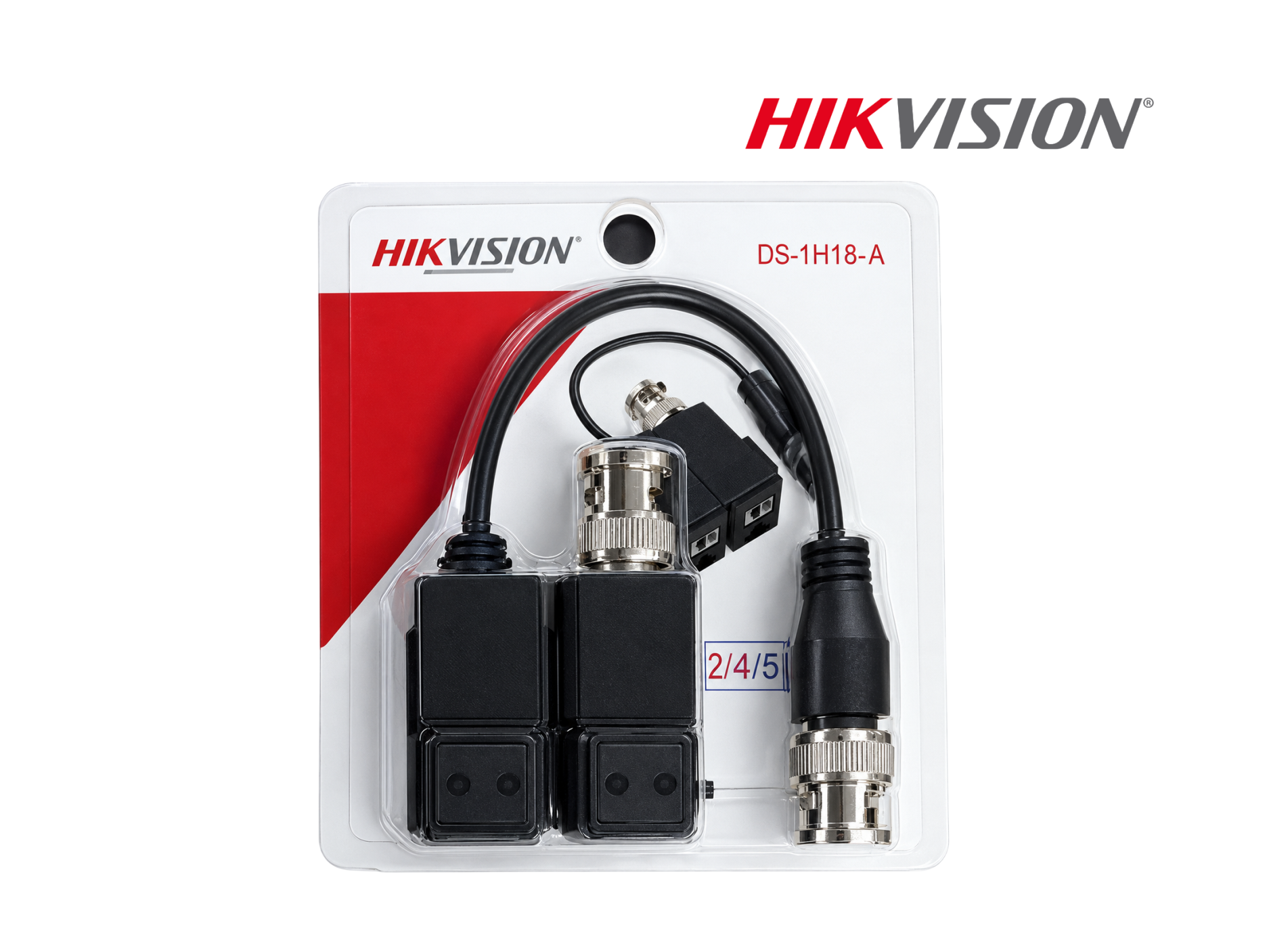 BALUN HIKVSION CONVERSOR DE VIDEO HASTA 8MP 4K