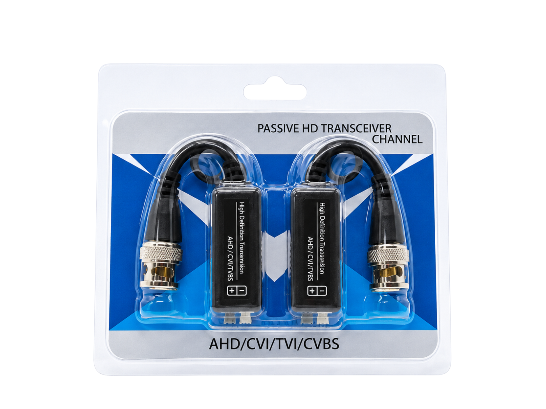 BALUN GENERICO AZUL CONVERSOR DE VIDEO HASTA 2MP 1080P