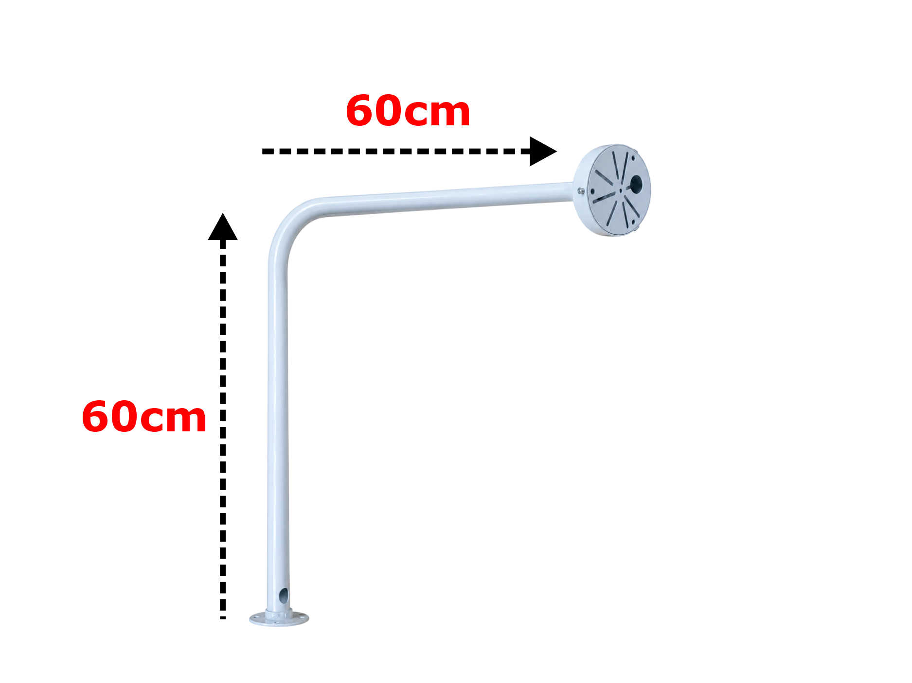 SOPORTE DE BRAZO TIPO L 60X60 ,METALICO