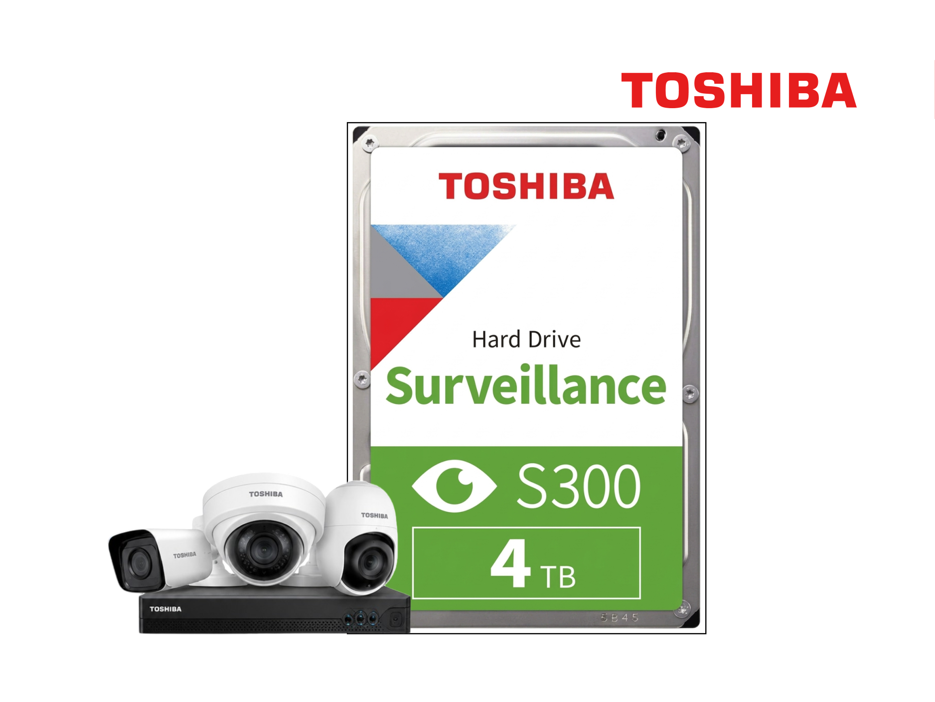 DISCO DURO 4TB HDD TOSHIBA S300 SURVEILLANCE PARA CAMARAS DE VIGILANCIA