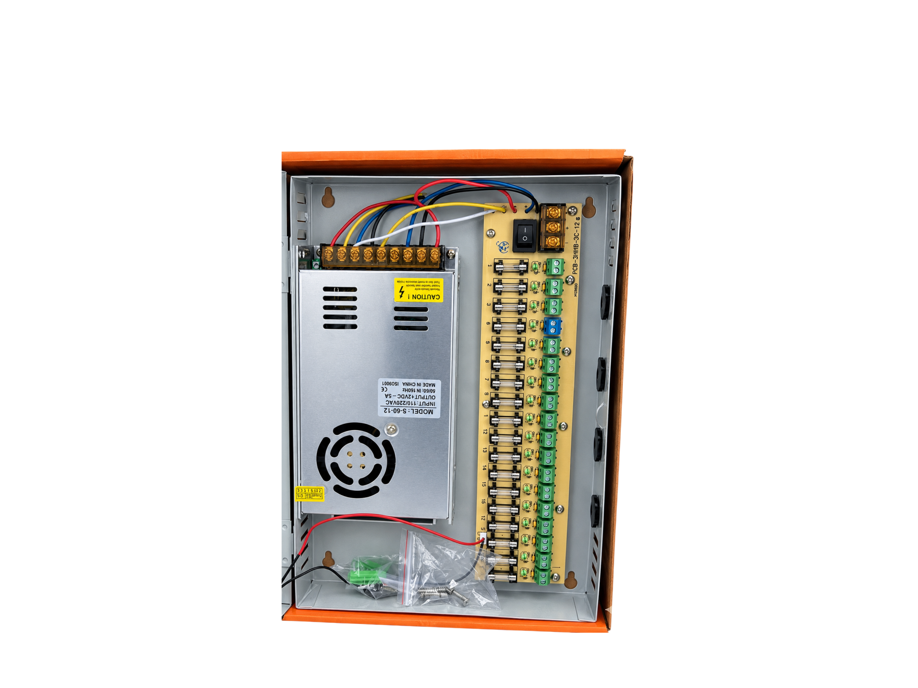 FUENTE CENTRALIZADA 20A/12V PAARA CCTV 18 CANALES